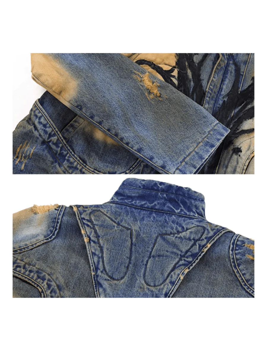[STARTEXCEEDEND] denim jacket + bottoms   FE0630