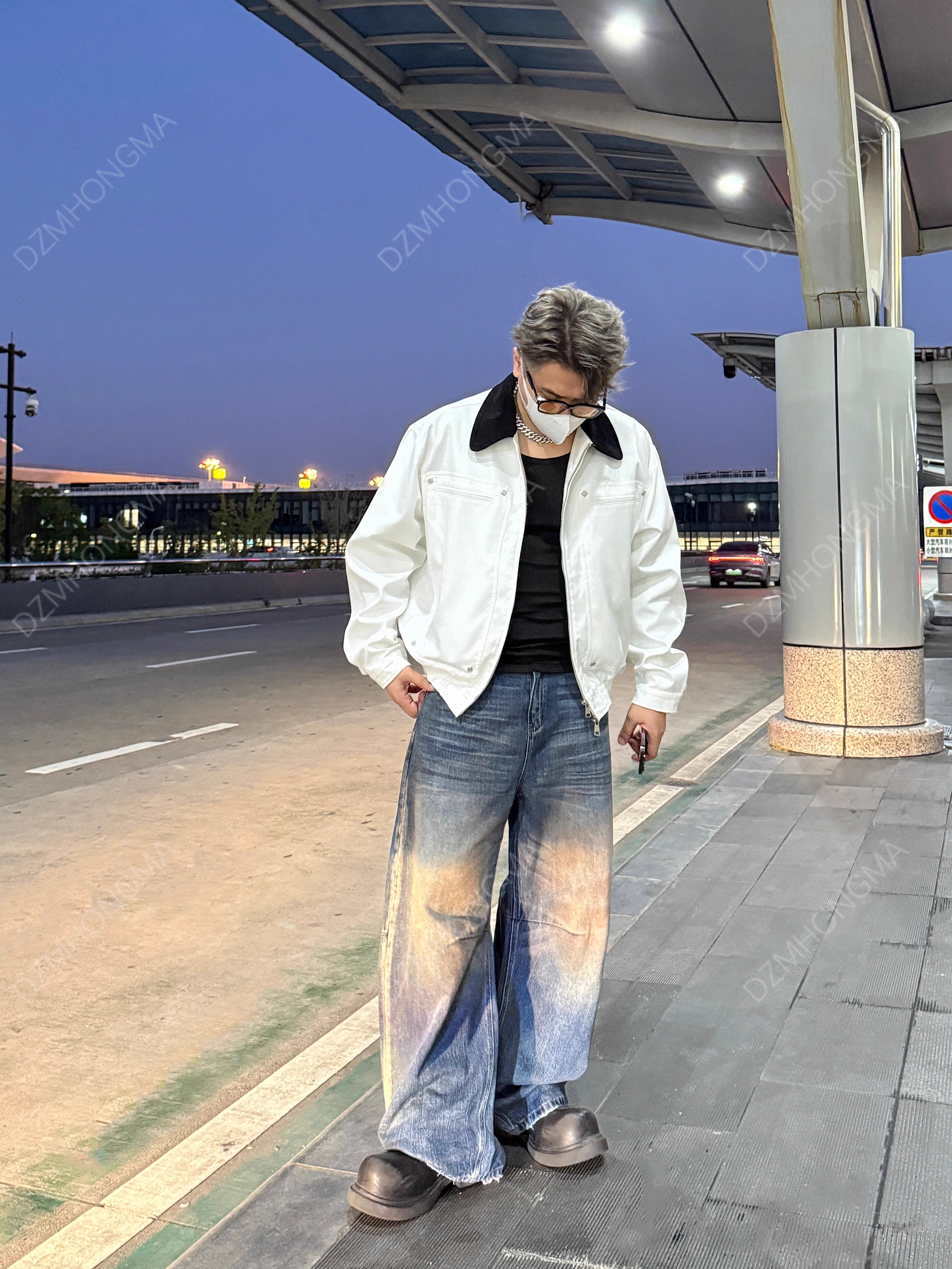 [DAZHONGMA] CLEANFIT OLD-MONEY COLLARED JACKET   FE0138