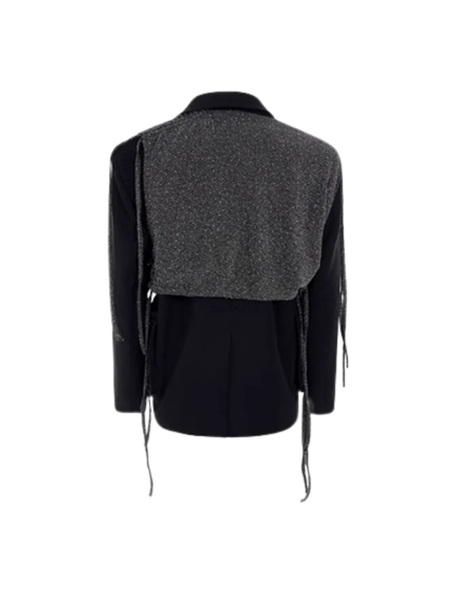 [STARTEXCEEDEND] two-piece layered suit jacket  FE0610