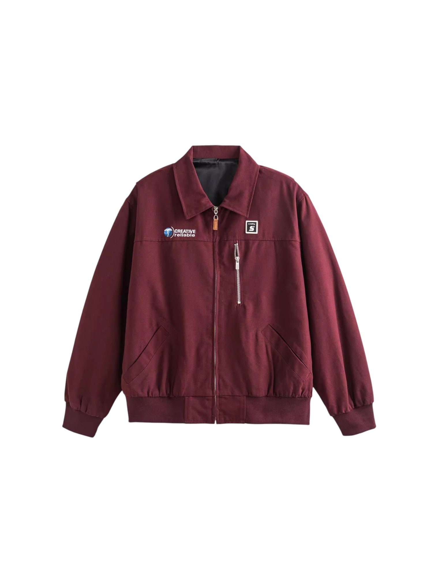 ZIP-FRONT COLLARED JACKET FE0502