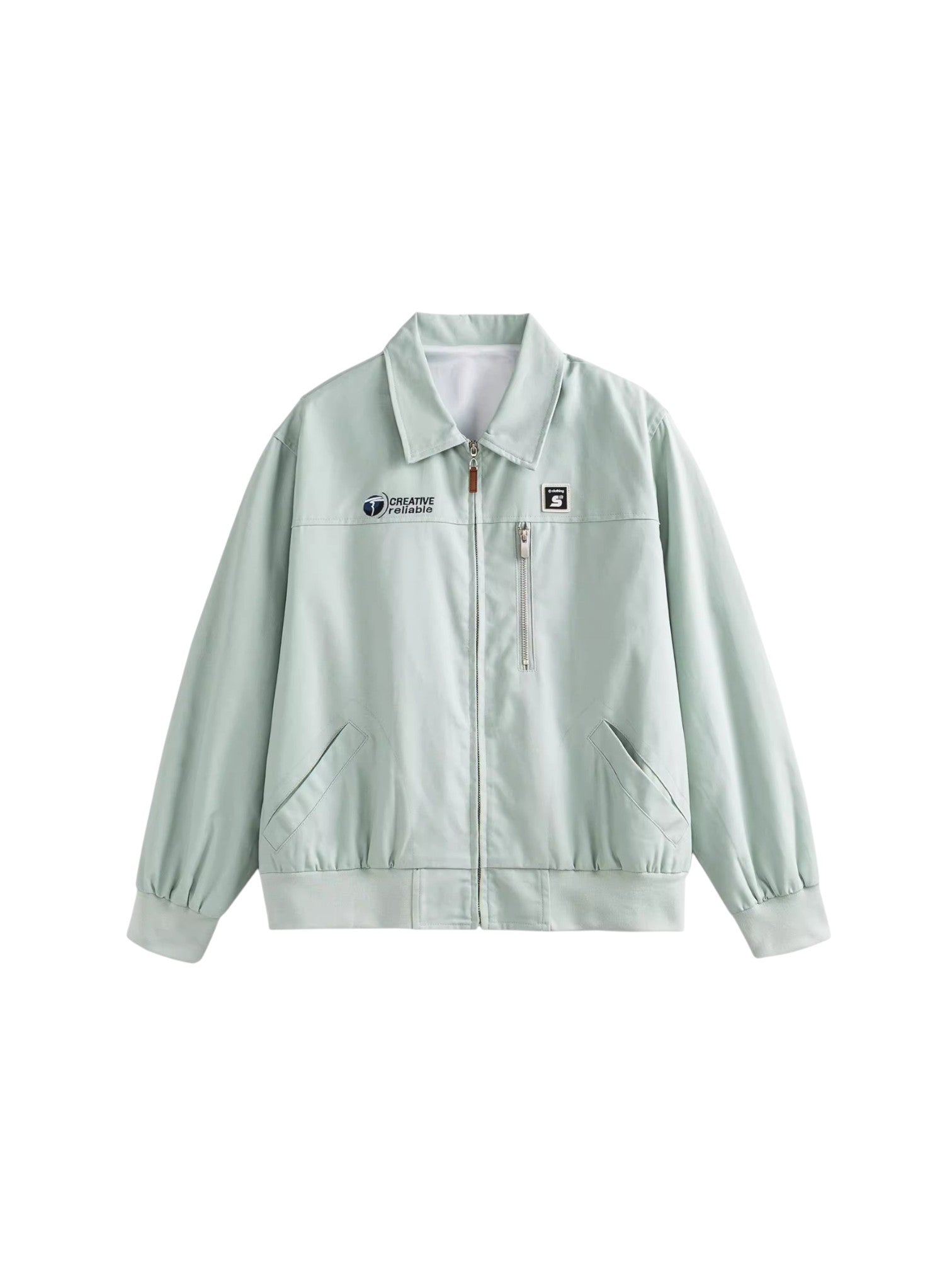 ZIP-FRONT COLLARED JACKET FE0502