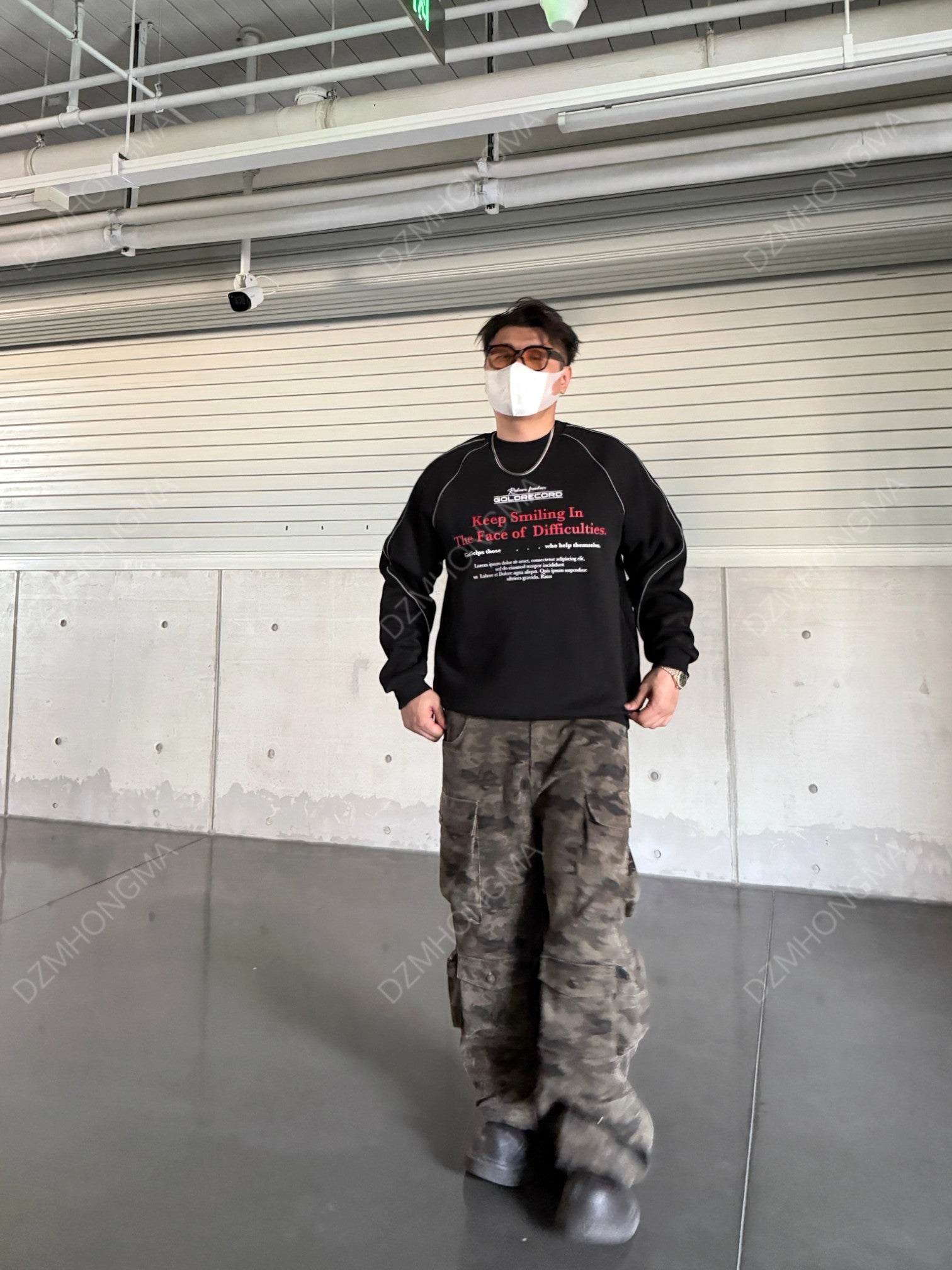 CAMO CARGO UTILITY TROUSERS FE0495