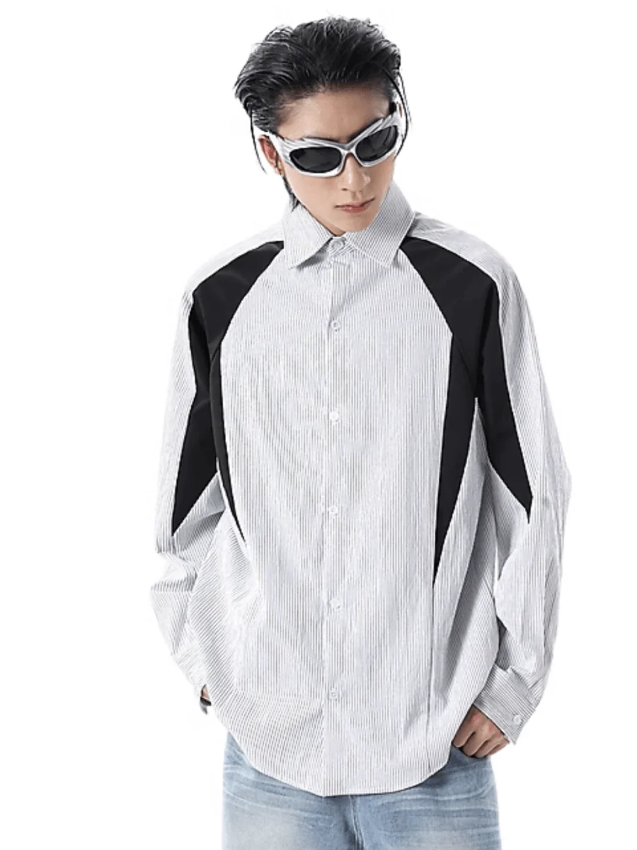 [TREND ST] striped shirt   FE0573