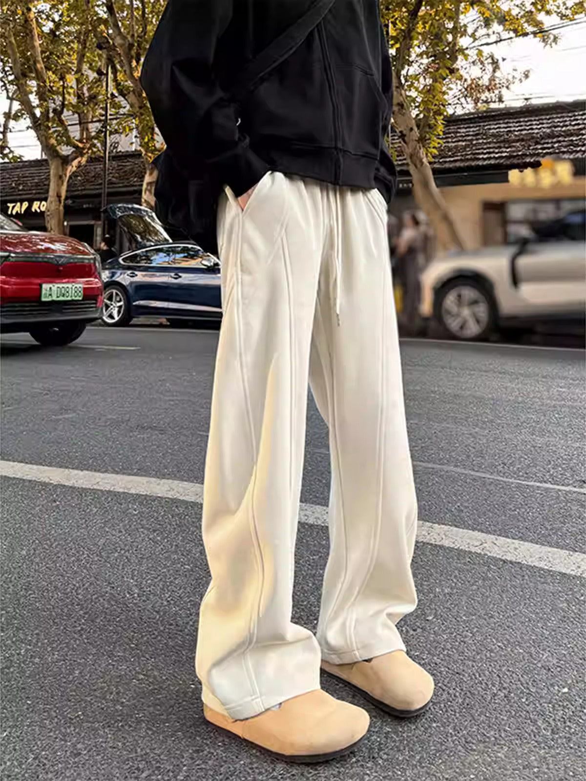 HEAVYWEIGHT SABER-CUT TROUSERS FE0498