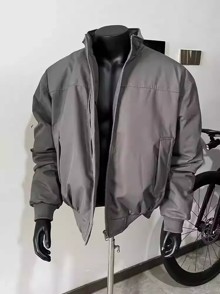 WEATHER-RESISTANT STAND-COLLAR COACH JACKET FE0144