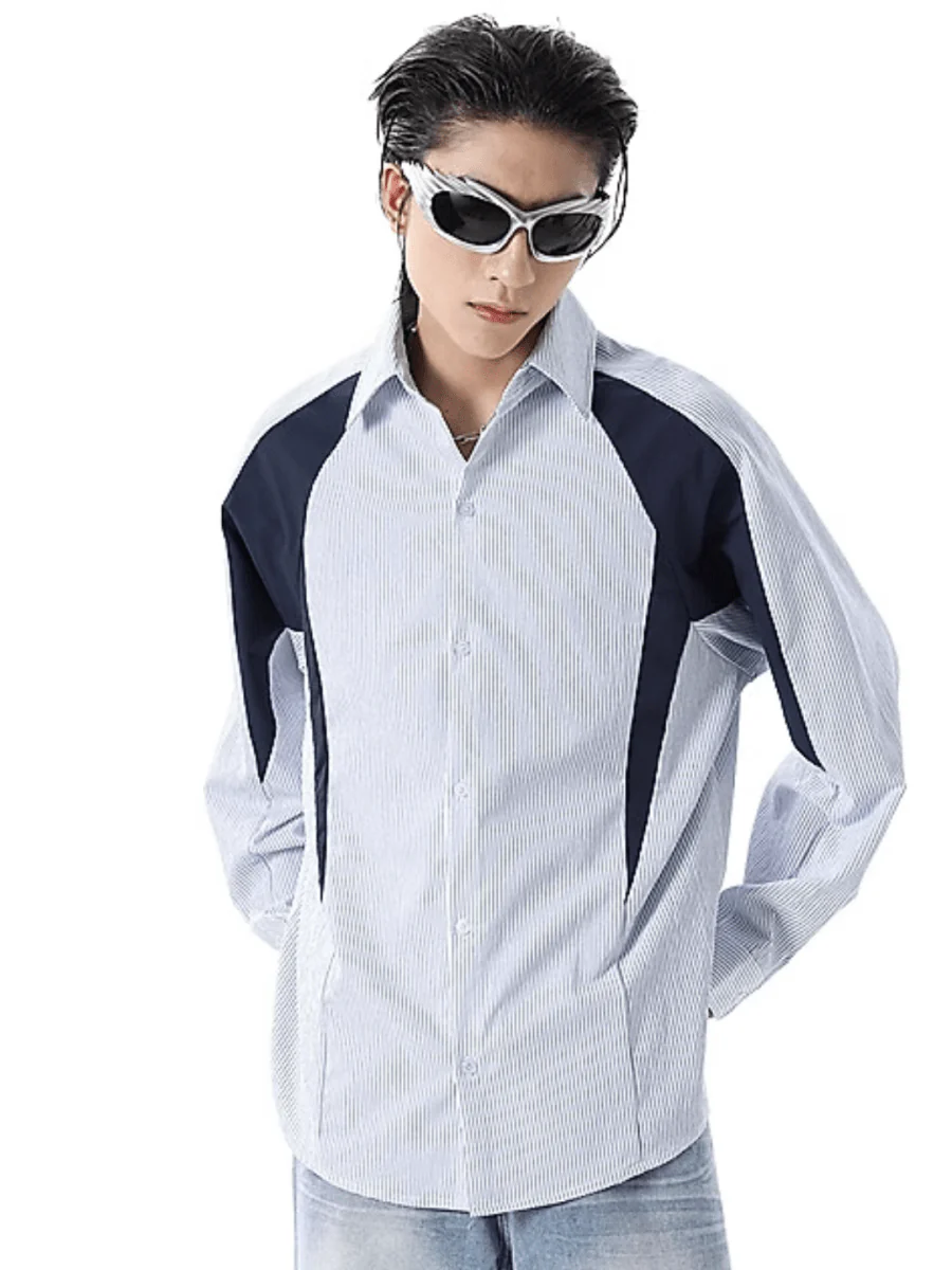 [TREND ST] striped shirt   FE0573