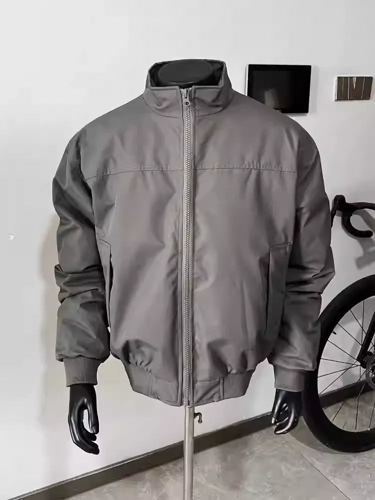 WEATHER-RESISTANT STAND-COLLAR COACH JACKET FE0144