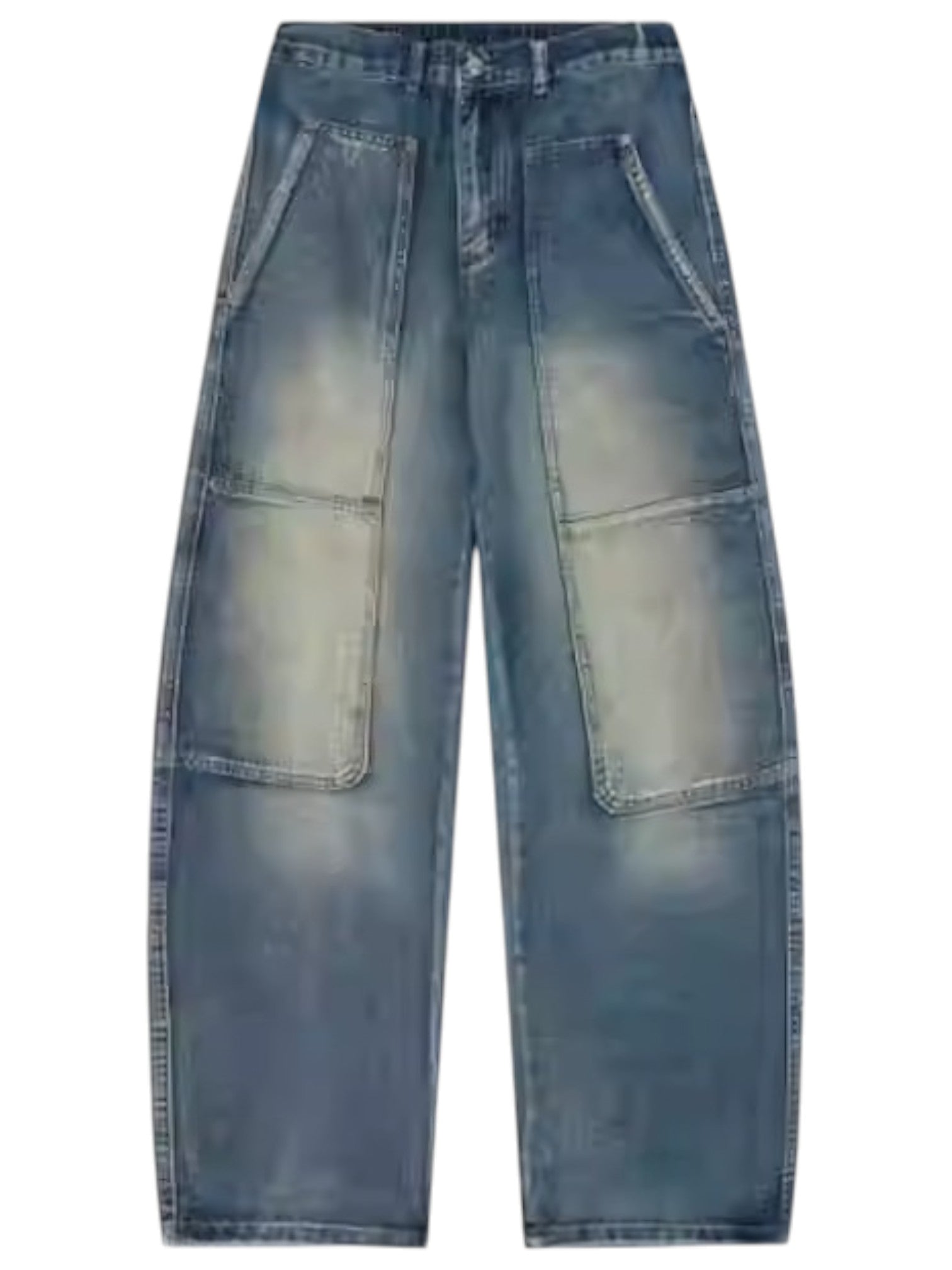 DAZHONGMA] VINTAGE RIVETED WORK JEANS st5046