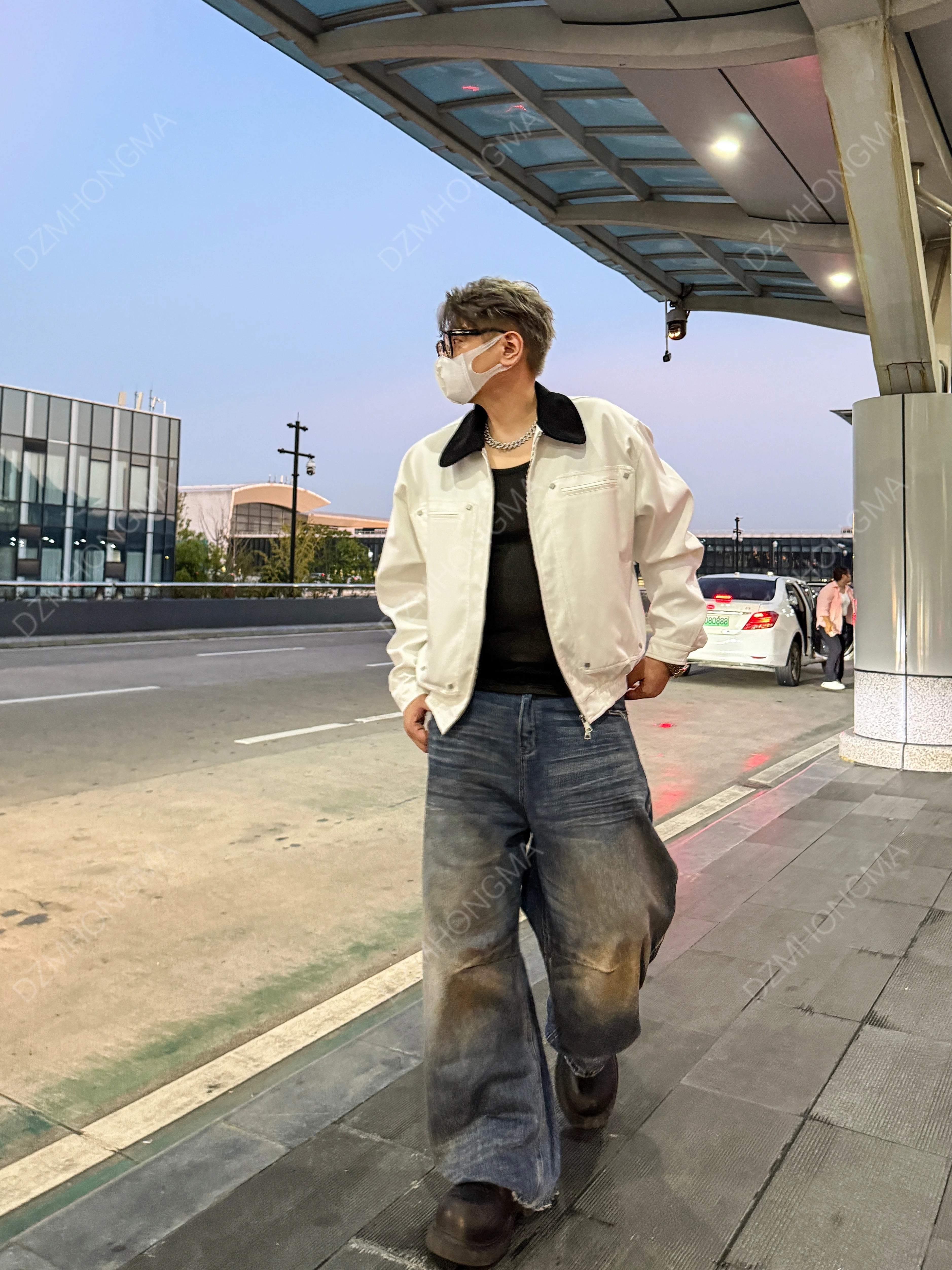[DAZHONGMA] CLEANFIT OLD-MONEY COLLARED JACKET   FE0138