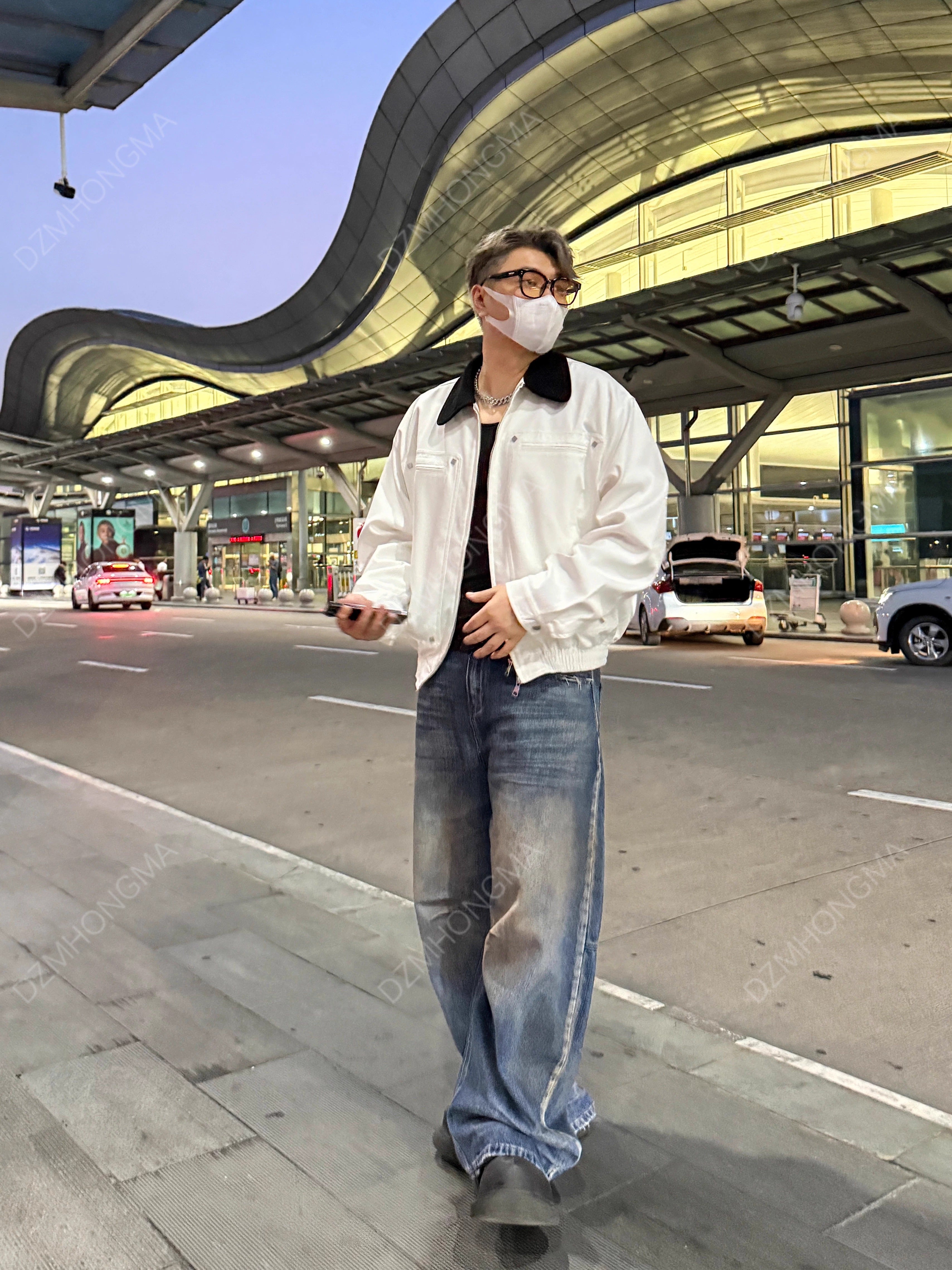 [DAZHONGMA] CLEANFIT OLD-MONEY COLLARED JACKET   FE0138