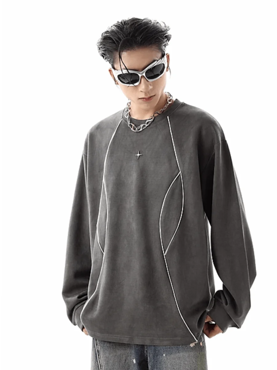 [TREND ST] round neck sweater FE0662