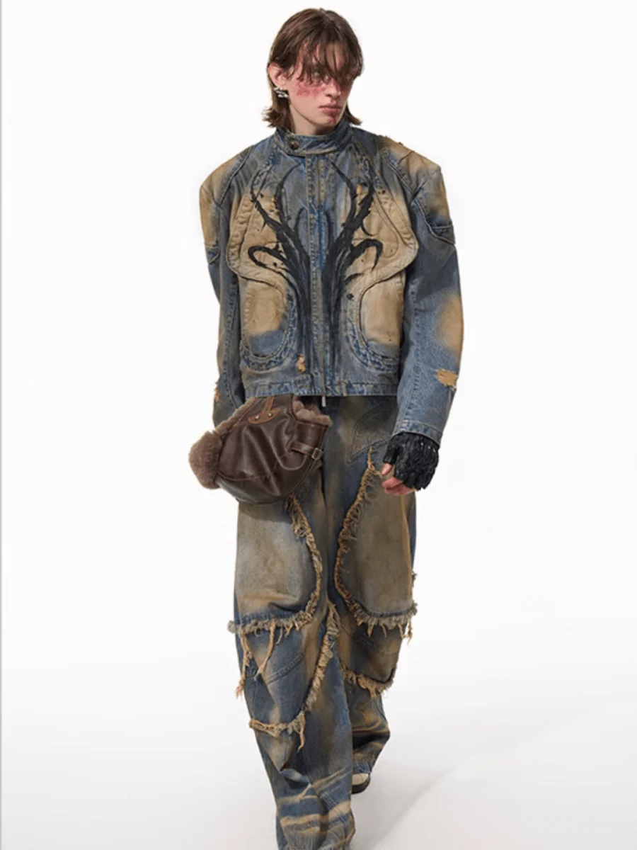 [STARTEXCEEDEND] denim jacket + bottoms   FE0630